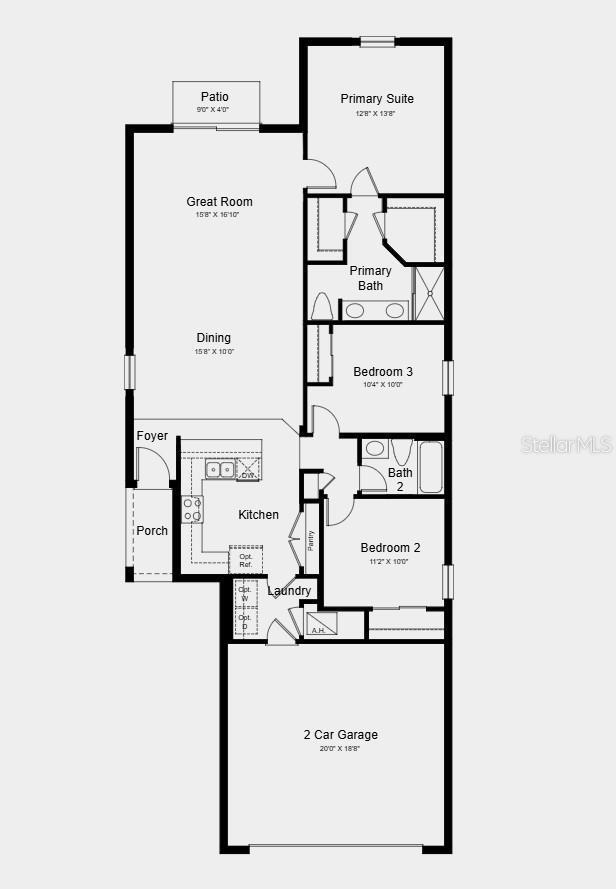 3 Habitaciones en Groveland